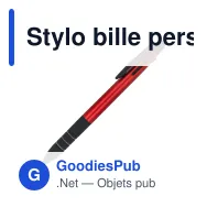 Stylo bille personnalisable 3 couleurs en ABS avec logo - Élégant - Miniature 4