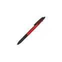Variante Rouge - Stylo bille personnalisable 3 couleurs en ABS avec logo - Élégant