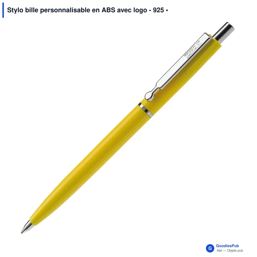 Stylo bille personnalisable en ABS avec logo - 925 - Image 3
