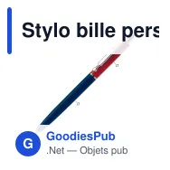 Stylo bille personnalisable en ABS avec logo - 925 - Miniature 5