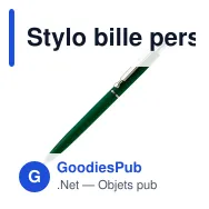 Stylo bille personnalisable en ABS avec logo - 925 - Miniature 6