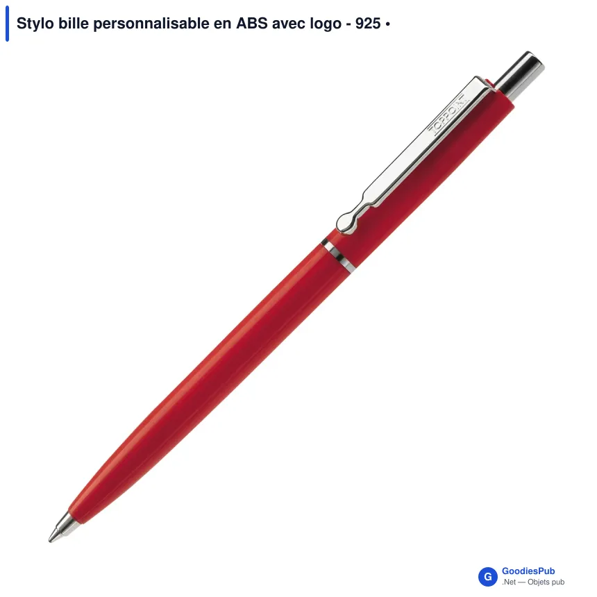Stylo bille personnalisable en ABS avec logo - 925 - Image 8