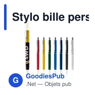 Stylo bille personnalisable en ABS avec logo - 925 DP - Miniature 1