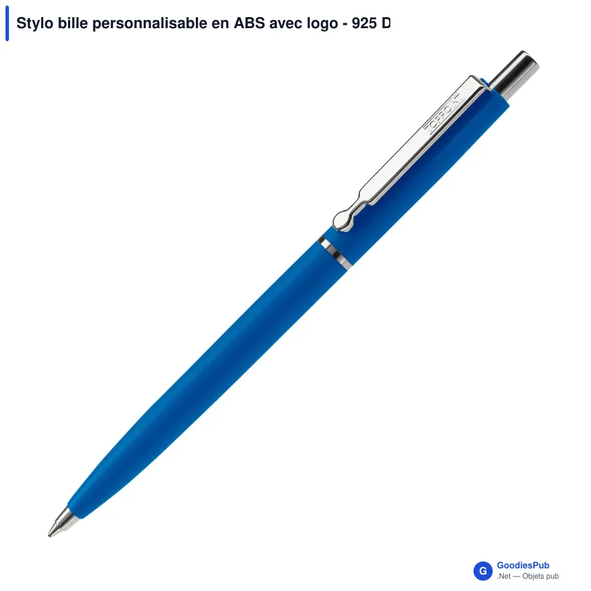 Stylo bille personnalisable en ABS avec logo - 925 DP - Image 4