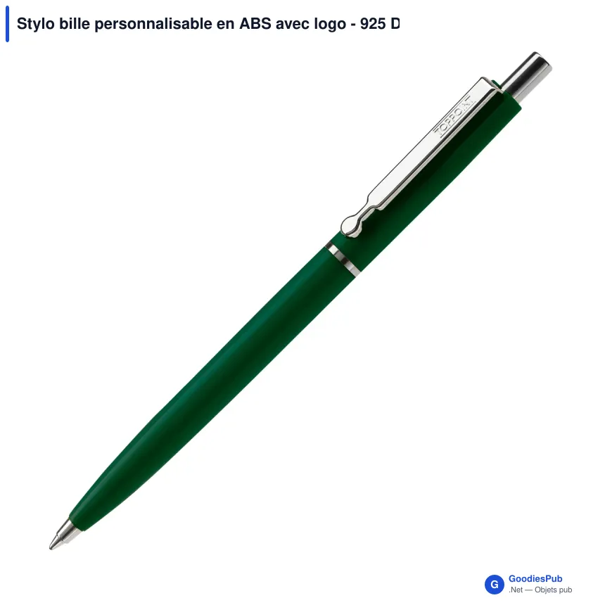 Stylo bille personnalisable en ABS avec logo - 925 DP - Image 7