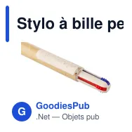 Stylo à bille personnalisable en carton recyclé avec logo - Deborah - Miniature 12