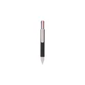Variante noir - Stylo à bille personnalisable en carton recyclé avec logo - Deborah