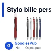 Stylo bille personnalisable à rotor en aluminium avec logo - Rotor - Miniature 1
