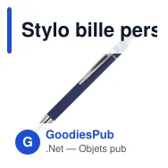 Stylo bille personnalisable à rotor en aluminium avec logo - Rotor - Miniature 3