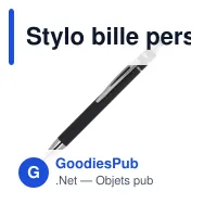 Stylo bille personnalisable à rotor en aluminium avec logo - Rotor - Miniature 5