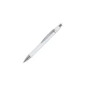 Variante Blanc - Stylo bille personnalisable à rotor en aluminium avec logo - Rotor