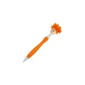 Variante Orange - Stylo bille personnalisable à rotor poilu avec logo - Rotor