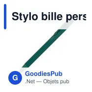 Stylo bille personnalisable en aluminium soft touch Deluxe avec logo - Alicante - Miniature 3