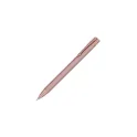 Variante Or rose - Stylo bille personnalisable en aluminium soft touch Deluxe avec logo - Alicante