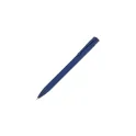 Variante Bleu foncé - Stylo bille personnalisable en aluminium soft touch Deluxe avec logo - Alicante
