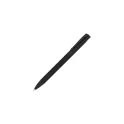 Variante Noir - Stylo bille personnalisable en aluminium soft touch Deluxe avec logo - Alicante