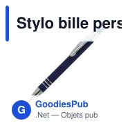 Stylo bille personnalisable en aluminium toucher doux avec logo - Athènes - Miniature 2