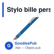 Stylo bille personnalisable en aluminium toucher doux avec logo - Athènes - Miniature 4