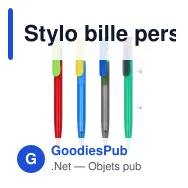 Stylo bille personnalisable en ABS couleurs combinées - Atlas Combi - Miniature 1