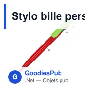 Stylo bille personnalisable en ABS couleurs combinées - Atlas Combi - Miniature 2