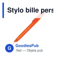 Stylo bille personnalisable en ABS transparent avec logo - Atlas - Miniature 4