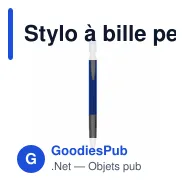 Stylo à bille personnalisable avec puce NFC - Teaganavec logo - Miniature 11