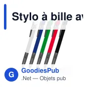Stylo à bille personnalisable avec puce NFC - Teaganavec logo - Miniature 6