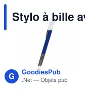 Stylo à bille personnalisable avec puce NFC - Teaganavec logo - Miniature 8