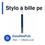 Stylo à bille personnalisable avec puce NFC - Teaganavec logo - Miniature 9