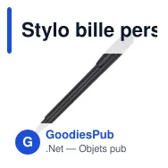 Stylo bille personnalisable Baron 03 en ABS recyclé avec logo - Stilolinea - Miniature 2