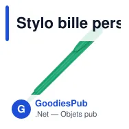 Stylo bille personnalisable Baron 03 en ABS recyclé avec logo - Stilolinea - Miniature 6
