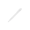 Variante Blanc - Stylo bille personnalisable Baron 03 en ABS recyclé avec logo - Stilolinea