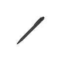 Variante Noir - Stylo bille personnalisable Baron 03 en ABS recyclé avec logo - Stilolinea