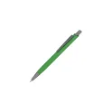 Variante Vert clair - Stylo bille personnalisable en aluminium soft touch avec logo - Boston