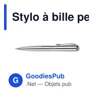 Stylo à bille personnalisable Charles Dickens® avec logo - Miniature 3