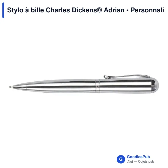 Stylo à bille personnalisable Charles Dickens® avec logo - Image 3