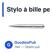 Stylo à bille personnalisable Charles Dickens® avec logo - Miniature 4