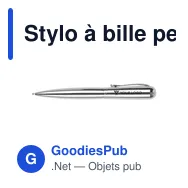 Stylo à bille personnalisable Charles Dickens® avec logo - Miniature 9