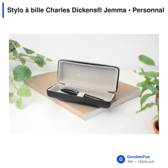 Stylo à bille personnalisable avec logo - Charles Dickens® Jemma - Image 11