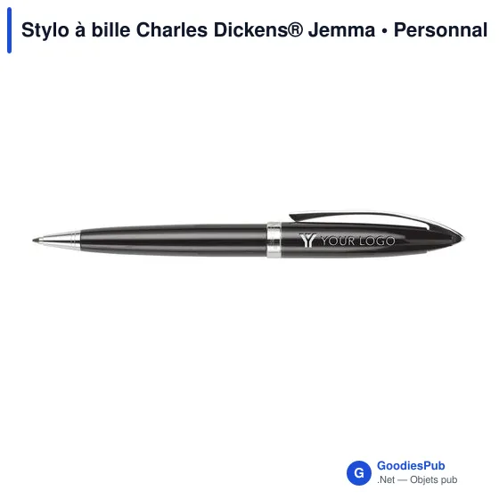 Stylo à bille personnalisable avec logo - Charles Dickens® Jemma - Image 12