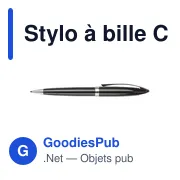 Stylo à bille personnalisable avec logo - Charles Dickens® Jemma - Miniature 4