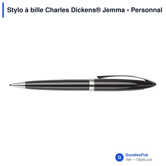 Stylo à bille personnalisable avec logo - Charles Dickens® Jemma - Image 4