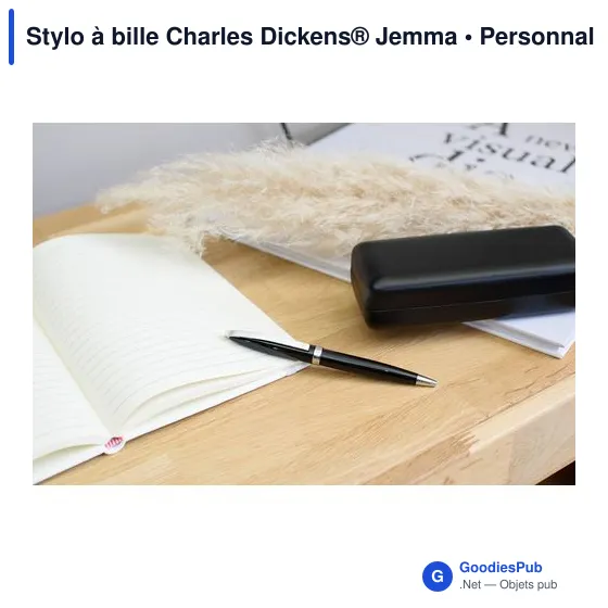 Stylo à bille personnalisable avec logo - Charles Dickens® Jemma - Image 10