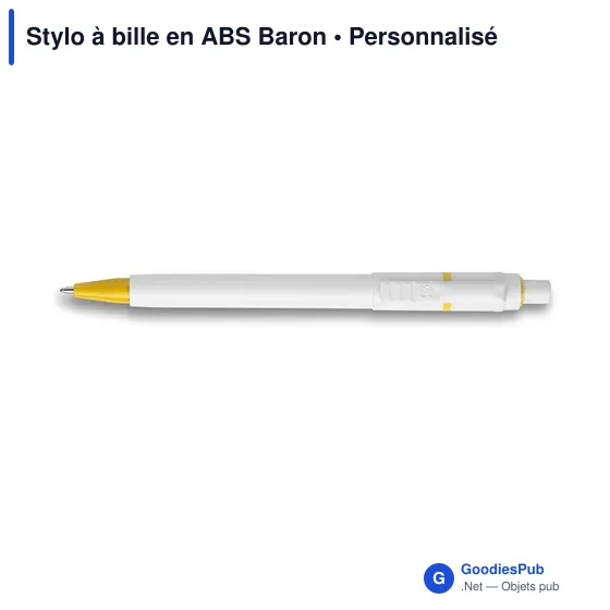 Stylo à bille en ABS Baron - Image 1