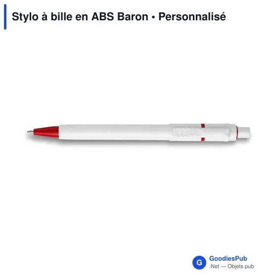 Stylo à bille en ABS Baron - Image 11