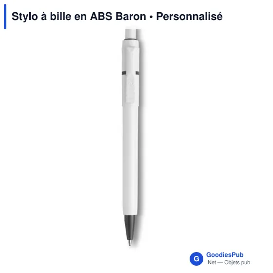 Stylo à bille en ABS Baron - Image 9