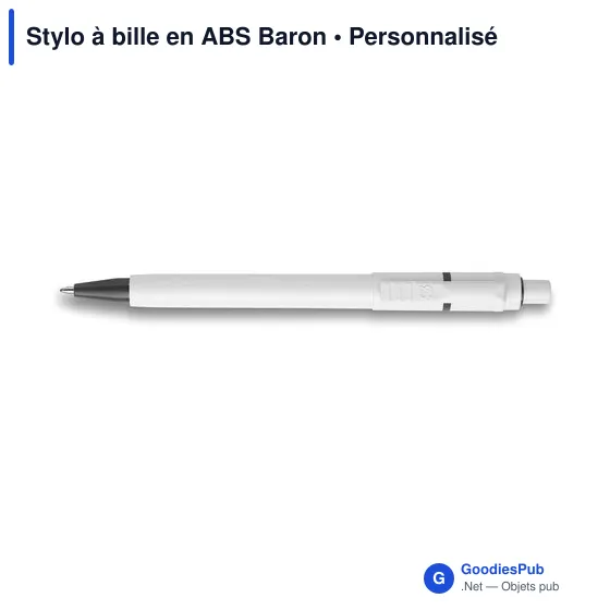 Stylo à bille en ABS Baron - Image 10