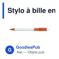 Stylo à bille en ABS Ducal - Miniature 11