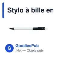 Stylo à bille en ABS Ducal - Miniature 10