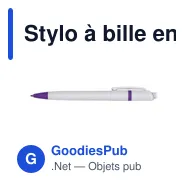 Stylo à bille en ABS Ducal - Miniature 11